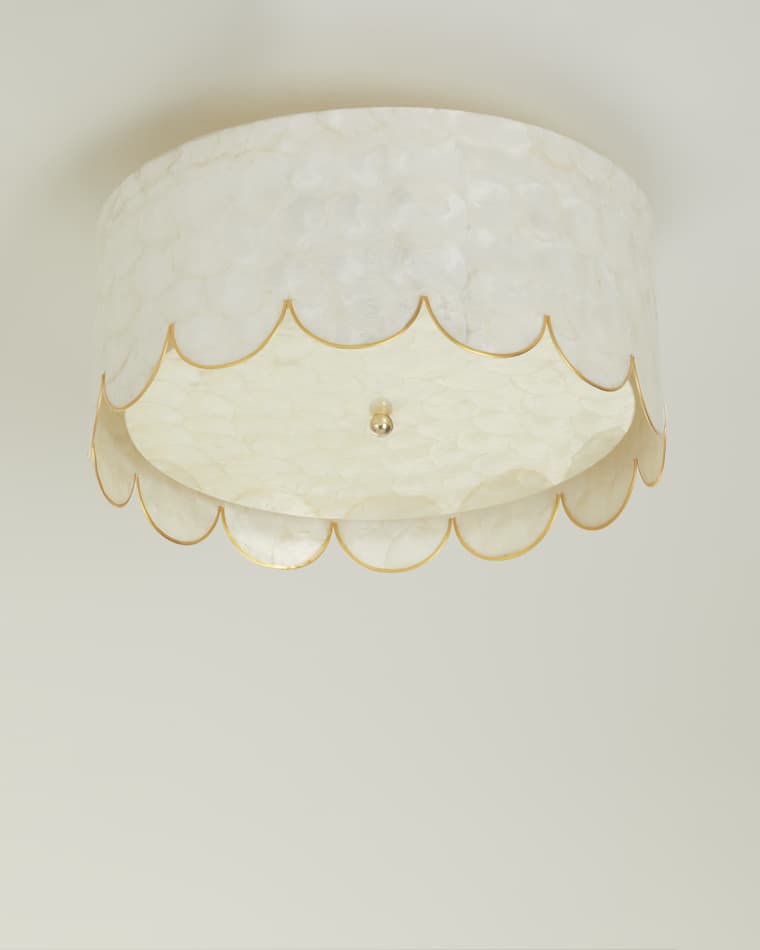 Neiman Marcus Scallop Flush Mount