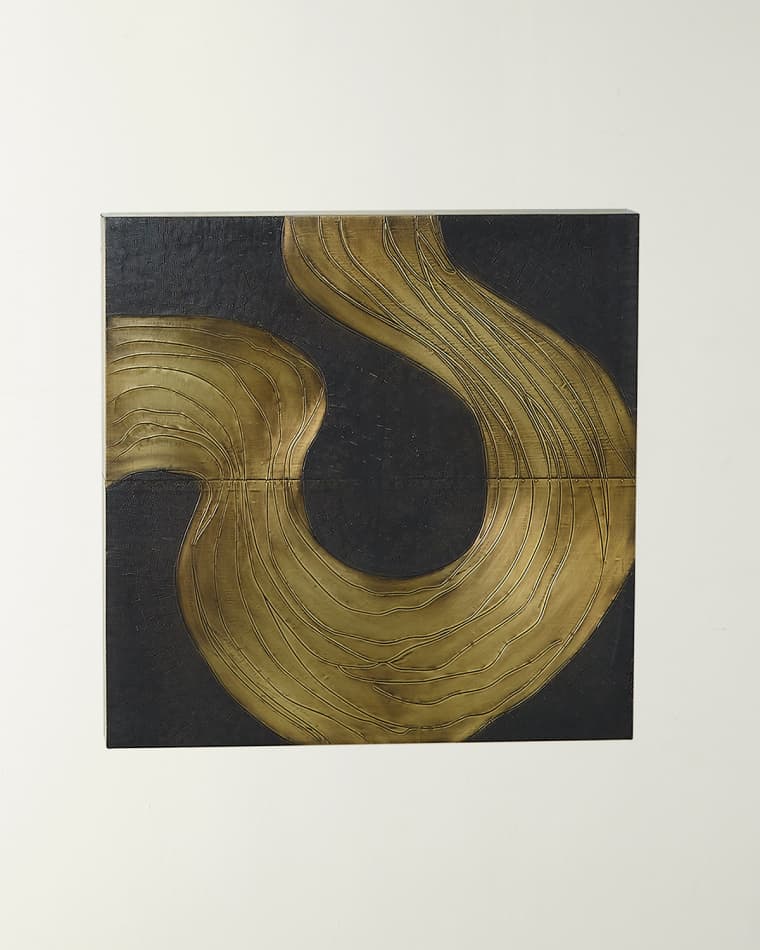 Global Views Currents Wall Panel D