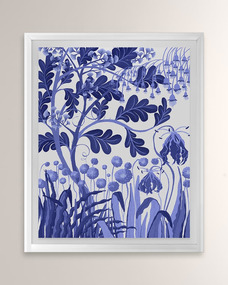 Grand Image Home "Peculiar Blooms 7" Digital Art Print by Victoria Neiman