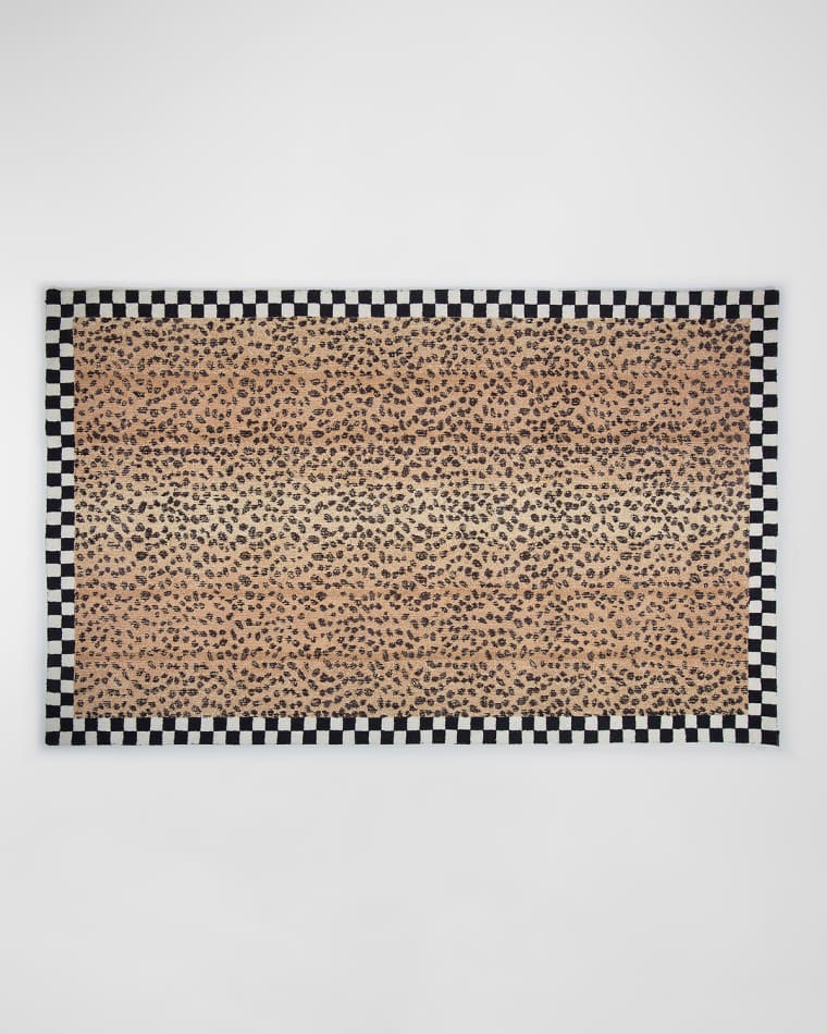 MacKenzie-Childs Cheetah Rug, 5' x 8'