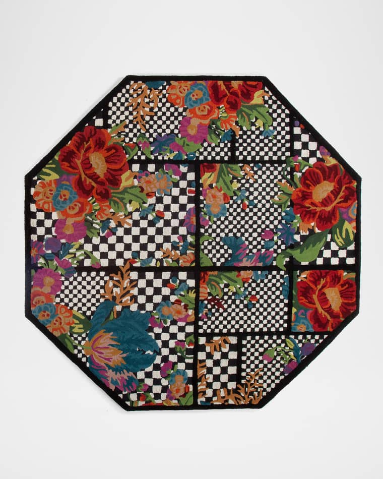 MacKenzie-Childs Flower Market Trellis Rug, 6'