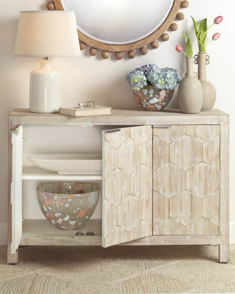 Jamie Young Juniper Three-Door Cabinet
