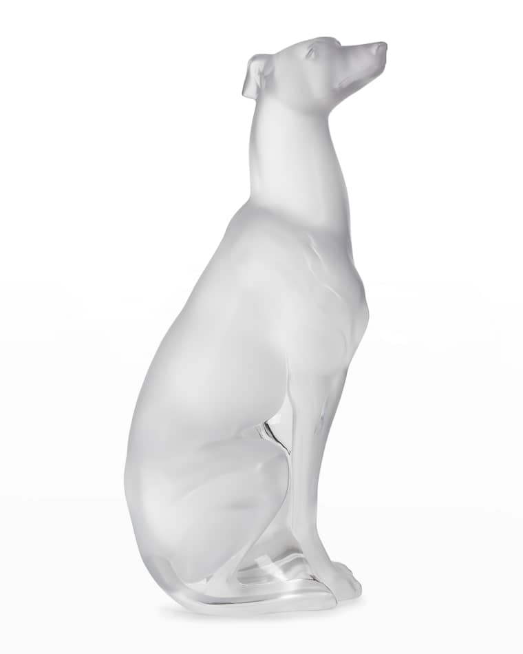 Lalique Clear Greyhound Sculpture