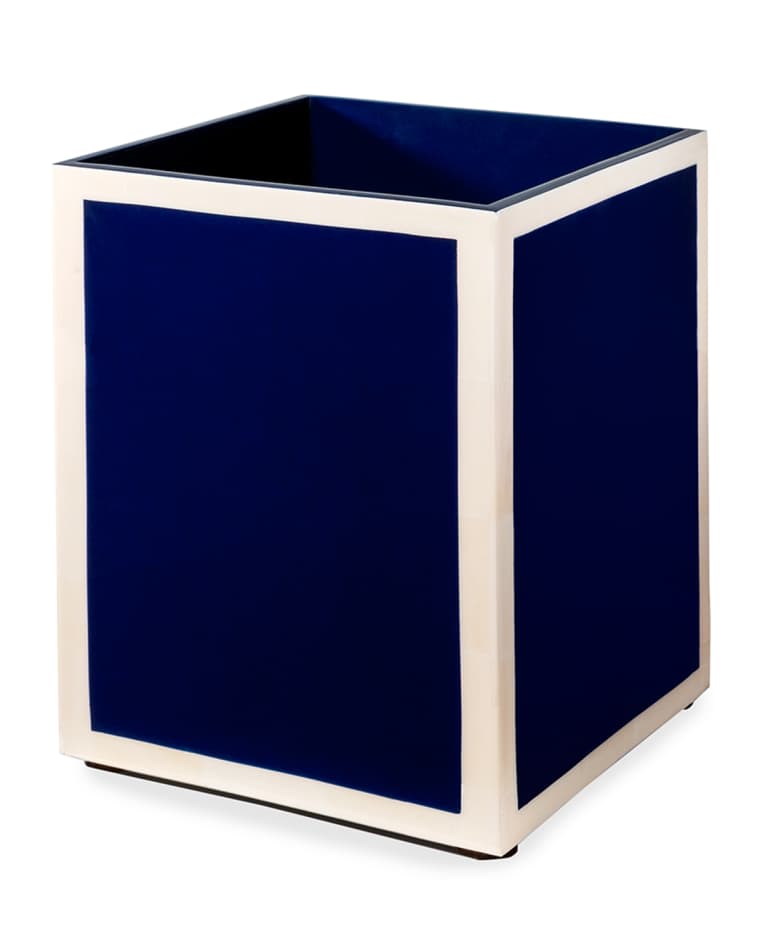 LADORADA Ink Blue & Bone Wastbin