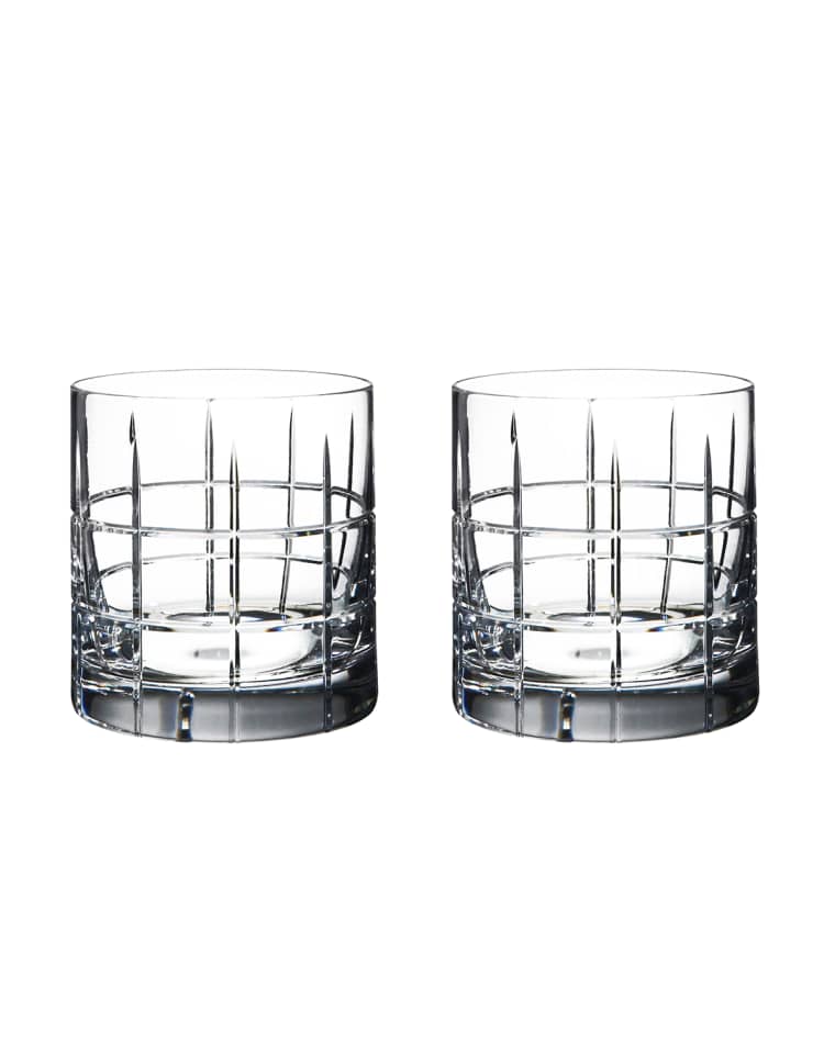 Orrefors Street Double-Old Fashioneds, Set of 2