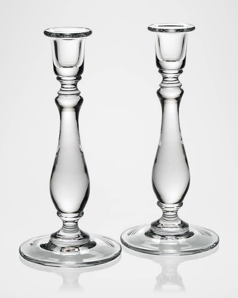 William Yeoward Crystal Meryl Candlesticks, Set of 2