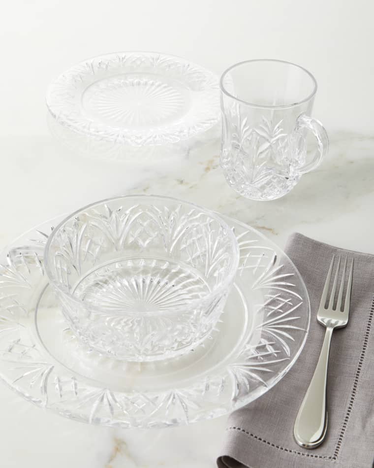 Godinger 16-Piece Dublin Crystal Dinnerware Service