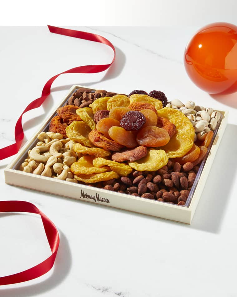 Neiman Marcus "Rose" Fruit and Nut Tray