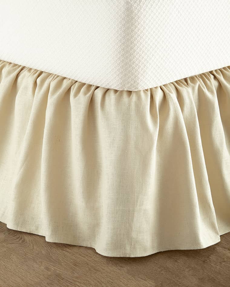 Sherry Kline Home Monterey Solid-Color Dust Skirt, KING