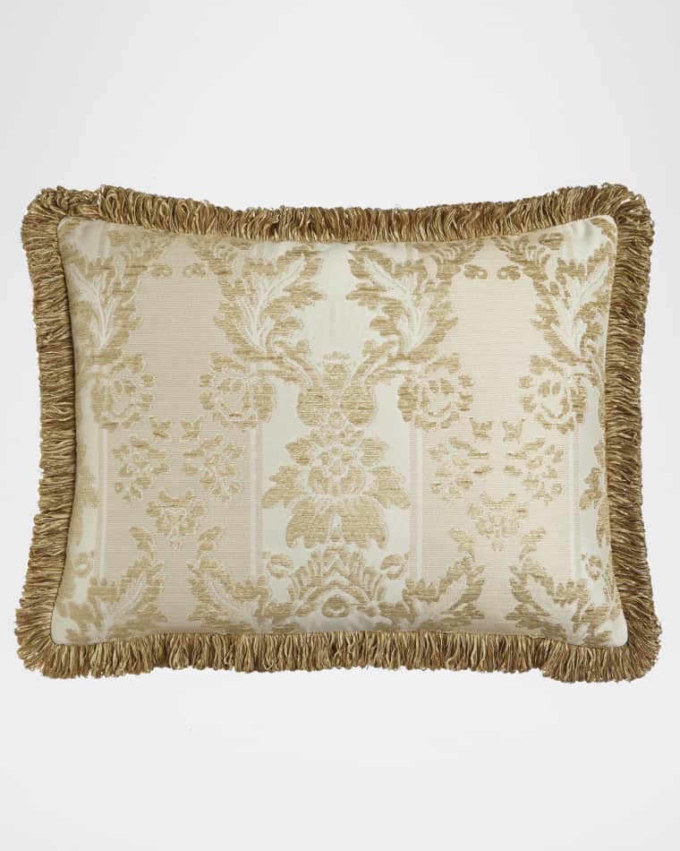 Austin Horn Collection Antoinette Standard Chenille Sham with Loop Fringe