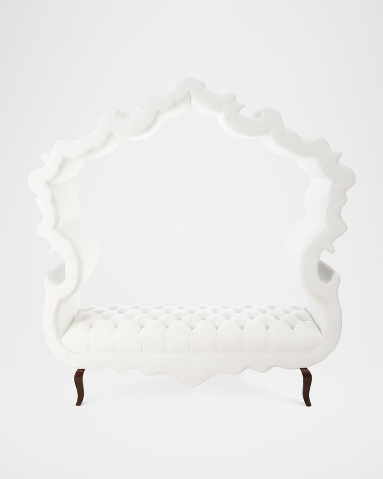 Haute House White Thebes Bench