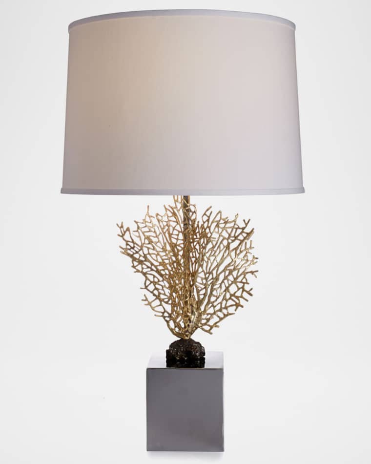 Michael Aram Fan Coral Table Lamp