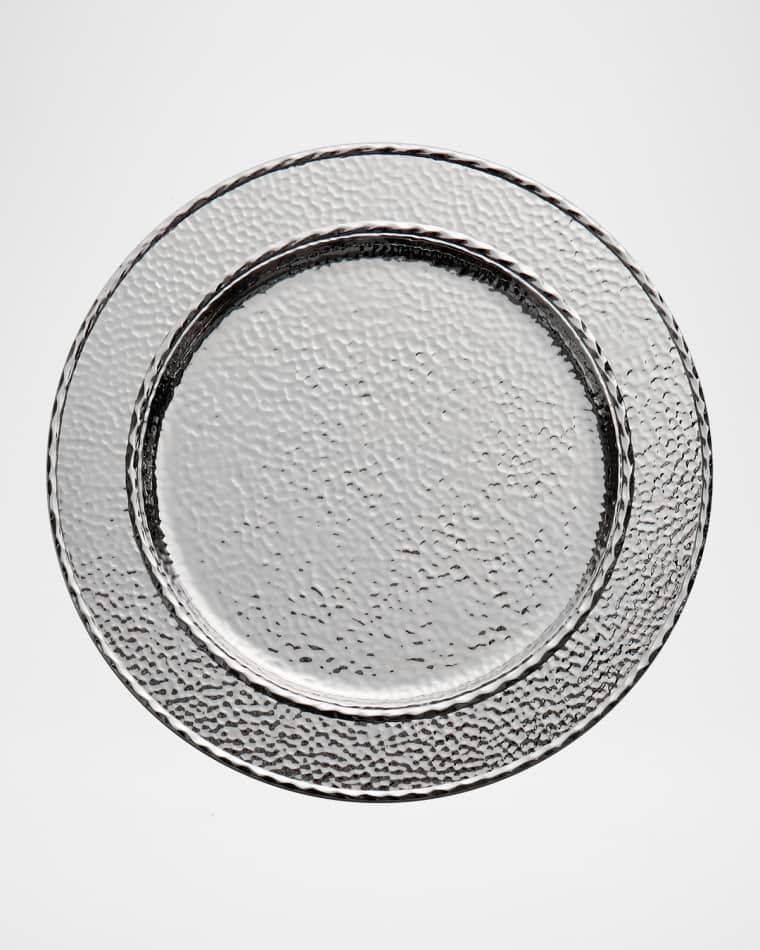 Michael Aram Hammertone Nickel-Plate Charger