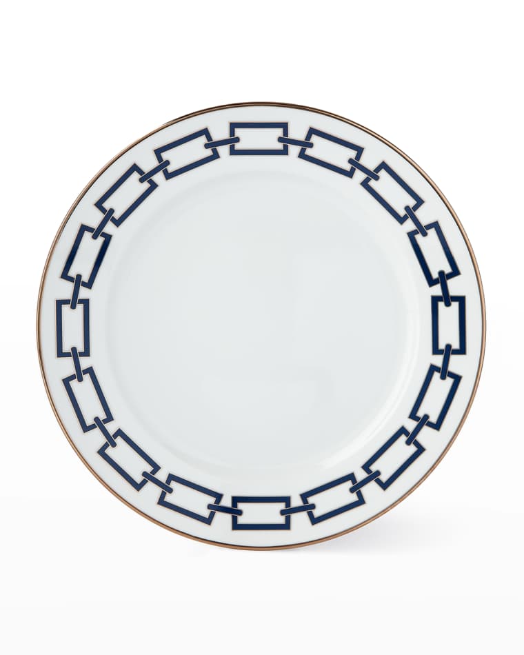 GINORI 1735 Catene Blue Dinner Plate
