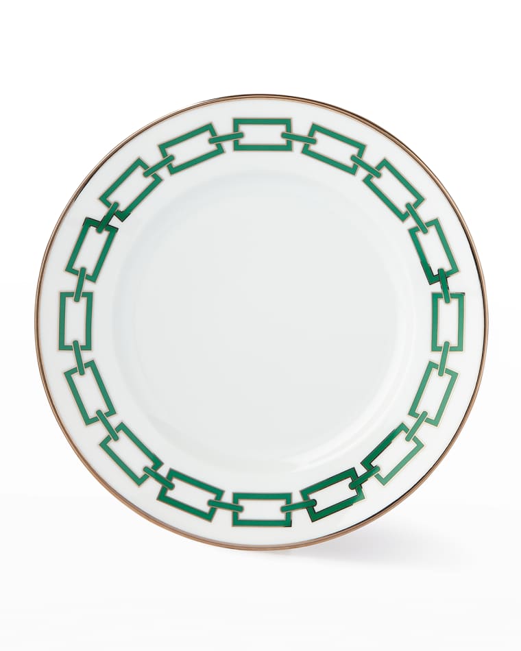 GINORI 1735 Catene Green Salad/Dessert Plate