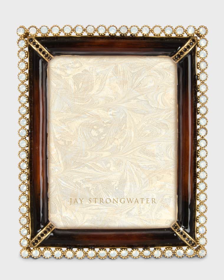 Jay Strongwater Stone Edge Frame, 3" x 4"