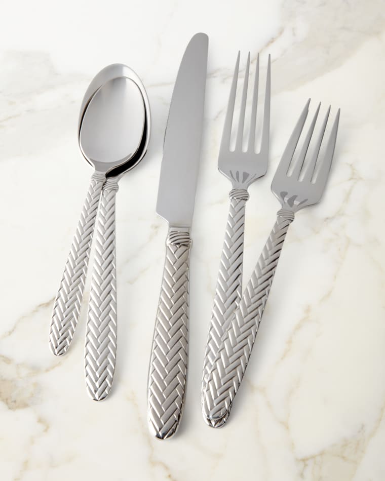 Wallace Silversmiths 20-Piece Reins Flatware Service