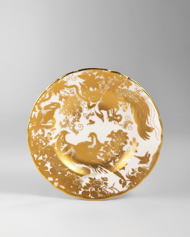 Royal Crown Derby Gold Aves Saucer