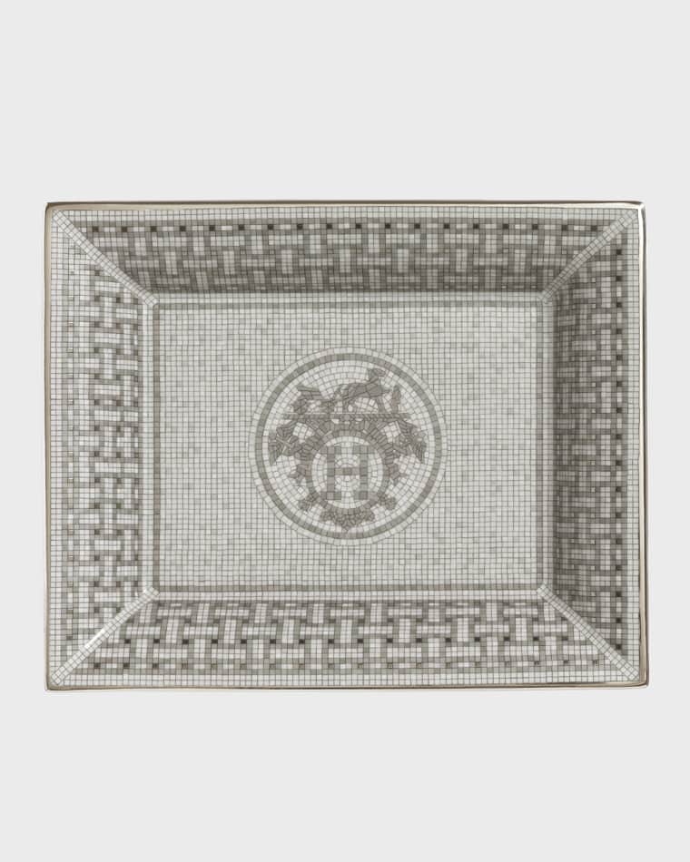 Hermes Mosaique Au 24 Platinum Tray
