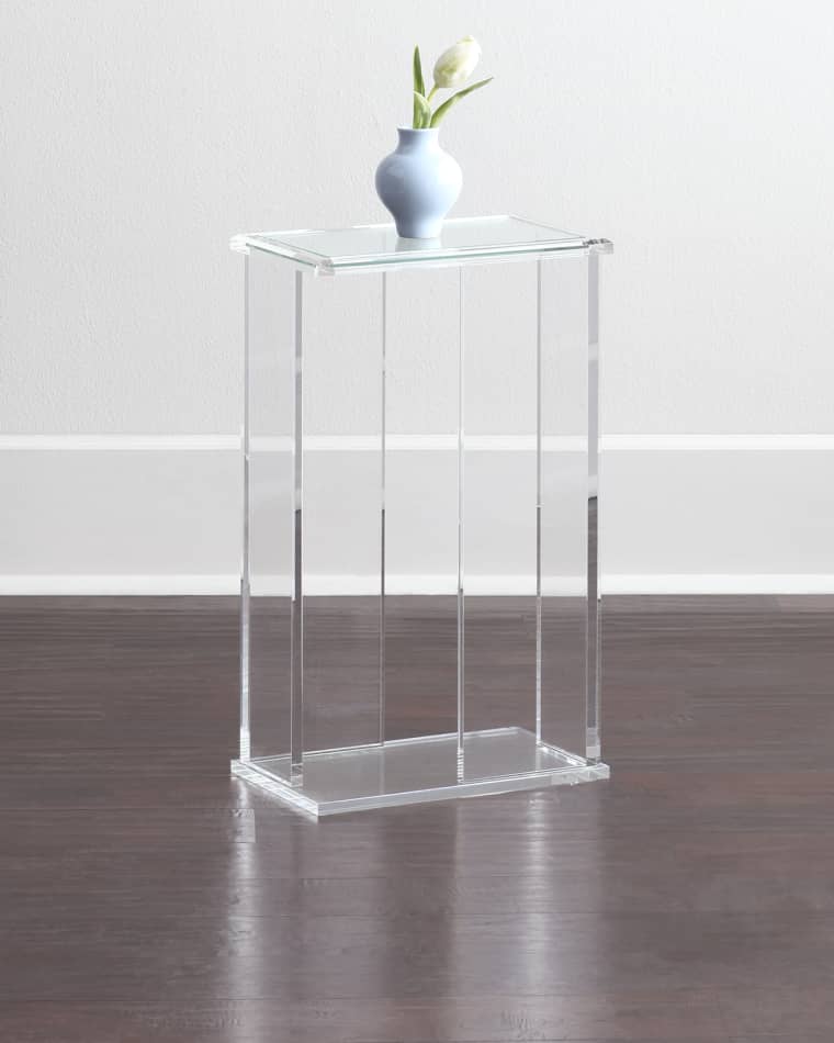 Interlude Home Chase Acrylic End Table