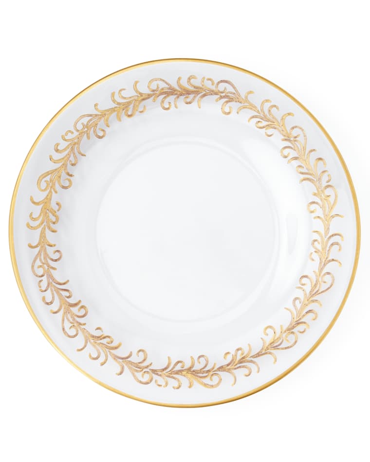 Neiman Marcus "Oro Bello" Dinner Plates, Set of 4