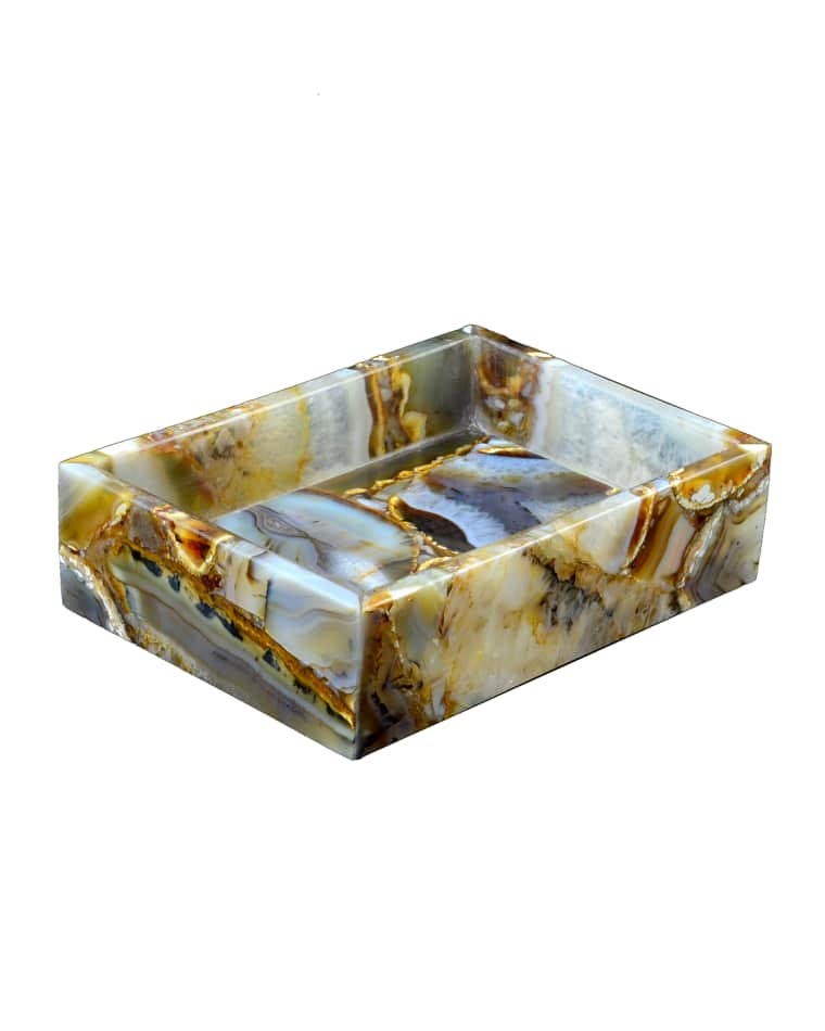 Mike & Ally Taj Agate Soap Dish