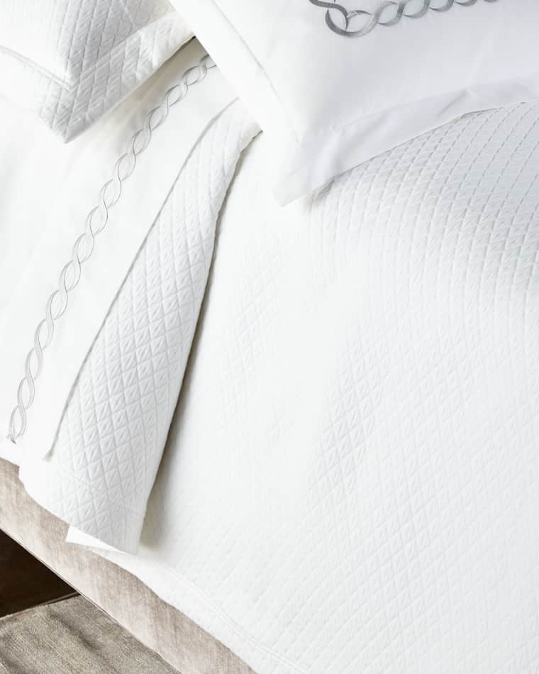 Kassatex Diamante Coverlet, Queen