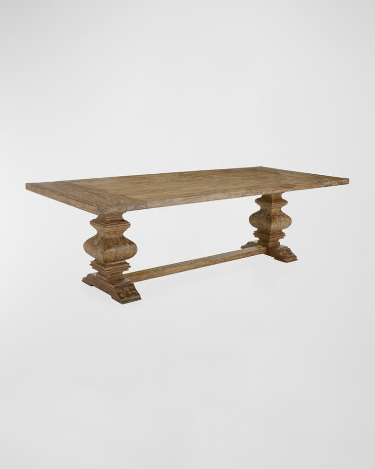 Ambella Heatley Pedestal Dining Table, 99"