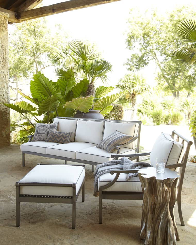 Neiman Marcus Charlotte Outdoor Ottoman