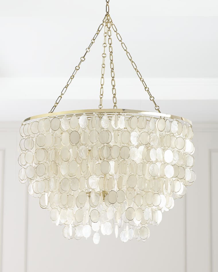 Neiman Marcus Large Aurora 6-Light Chandelier
