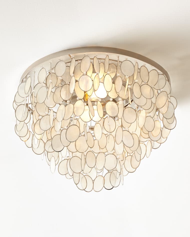 Neiman Marcus Aurora Flush-Mount Ceiling Fixture