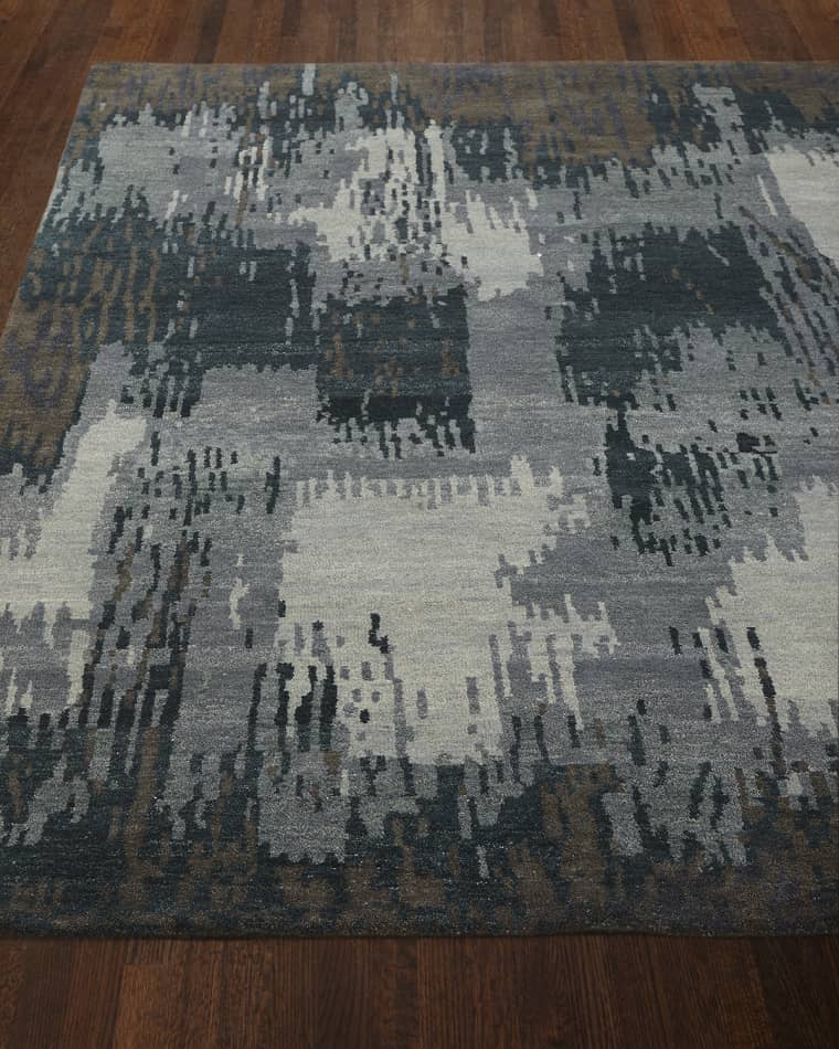 Josie Natori Forest Brushstroke Rug, 5' x 7'