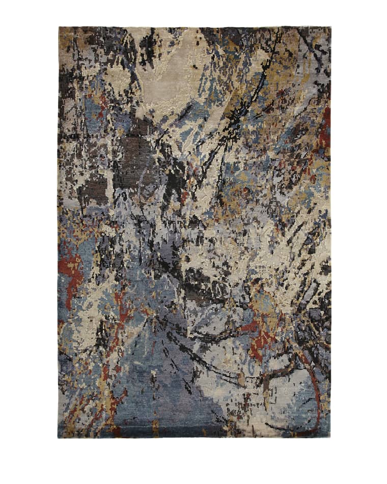 Thunder Hand Knotted Rug, 3' x 10'