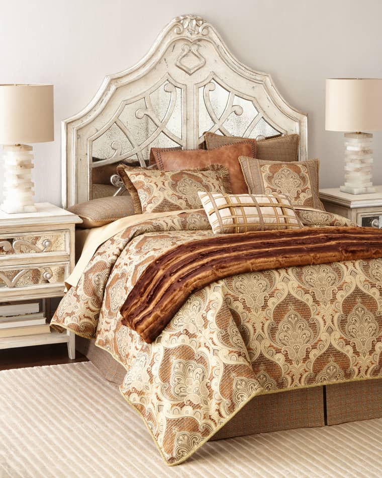 Peninsula Home Collection Lynley Mirrored Queen Headboard