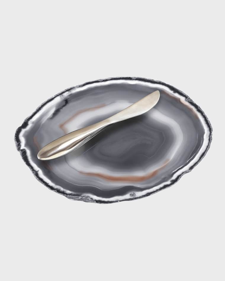 ANNA New York Ita Cheese Plate & Forma Spreader