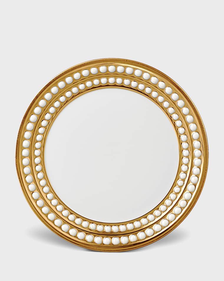 L'Objet Perlee Gold Bread & Butter Plate