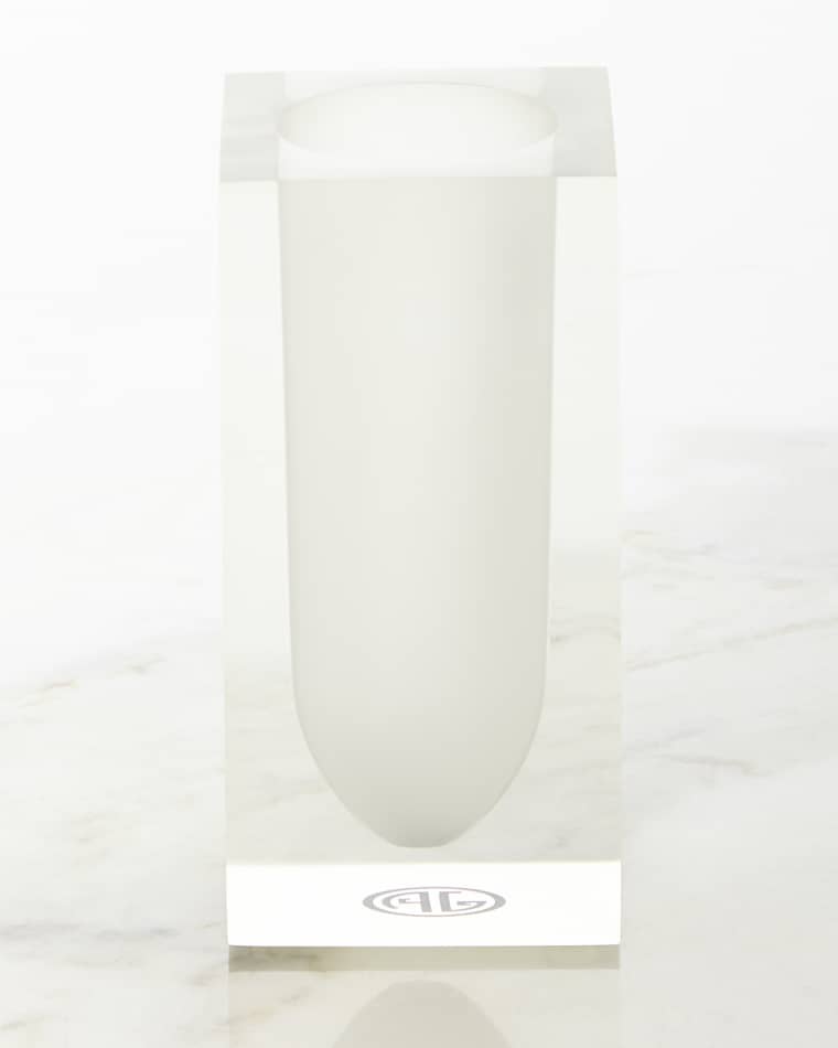 Jonathan Adler White Hollywood Toothbrush Holder