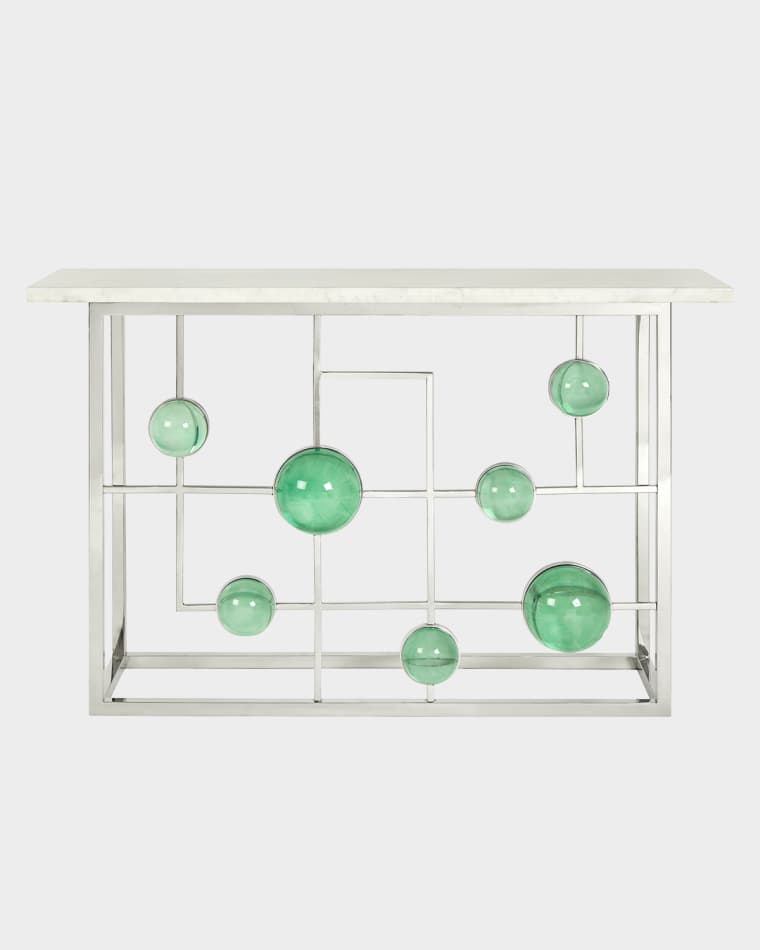 Jonathan Adler Globo Fretwork Console