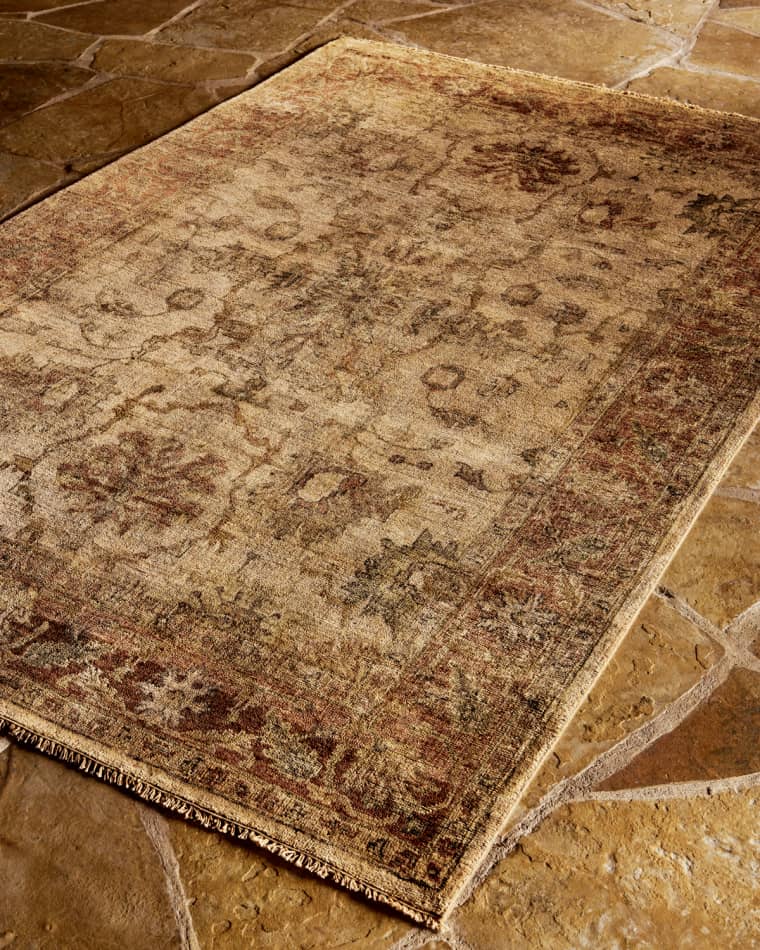 Haven & Loom Latte Rust Oushak Rug, 3' x 5'