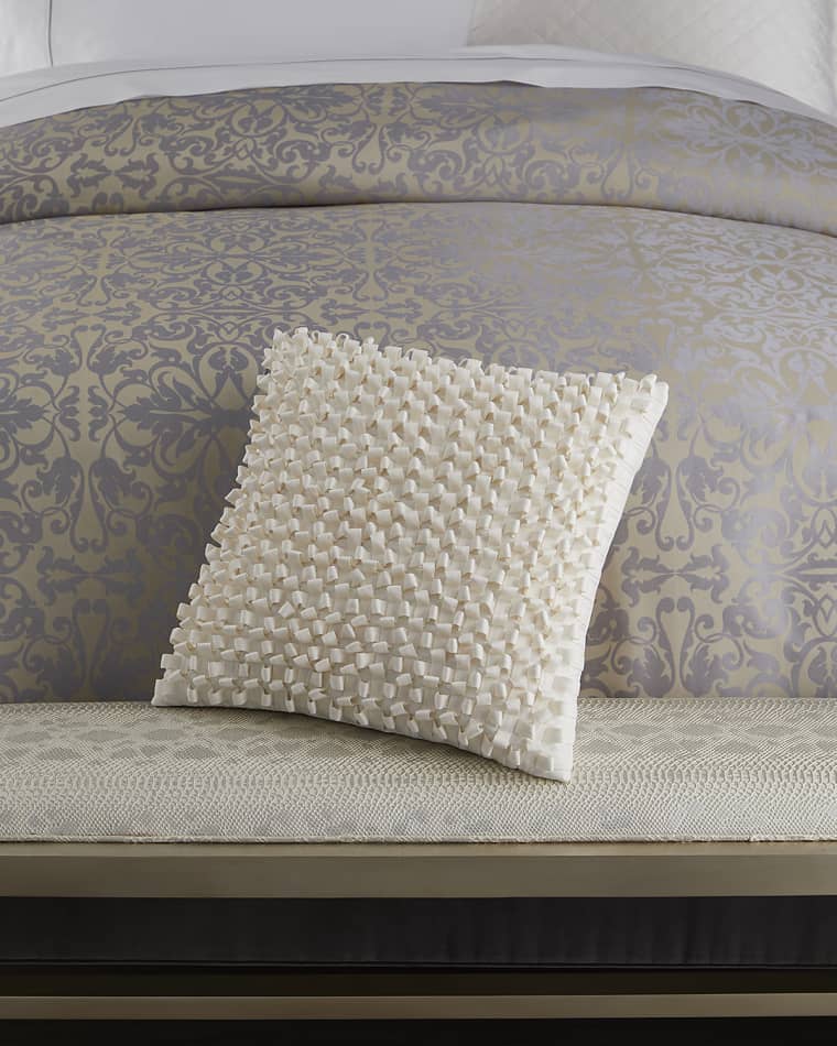 Lili Alessandra Ribbon Square Pillow