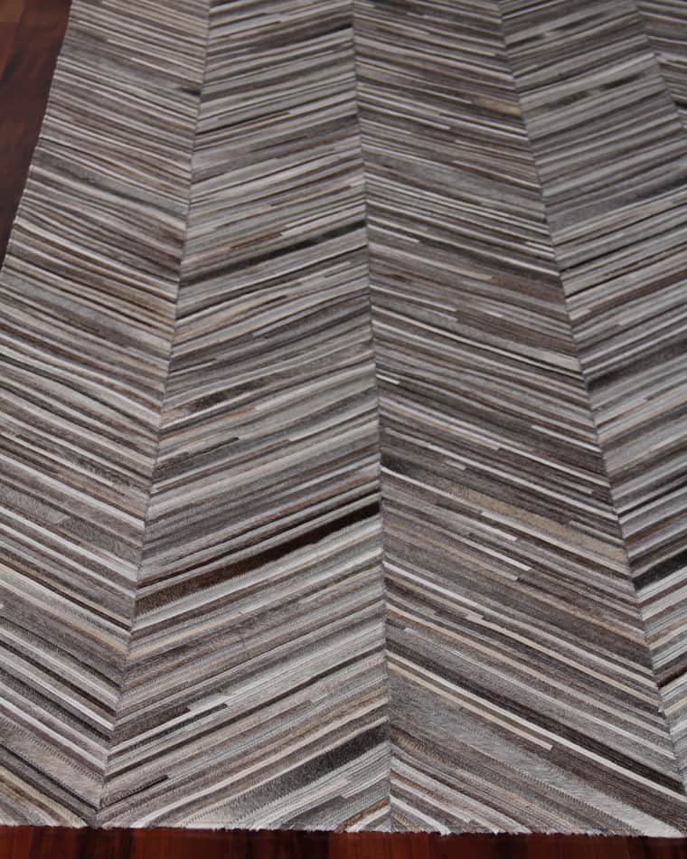 Exquisite Rugs Thierry Hairhide Rug, 8' x 11'