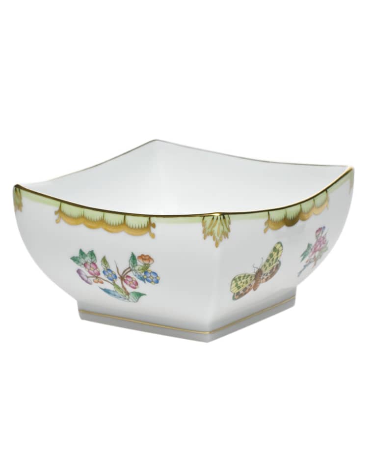 Herend Queen Victoria Small Square Bowl