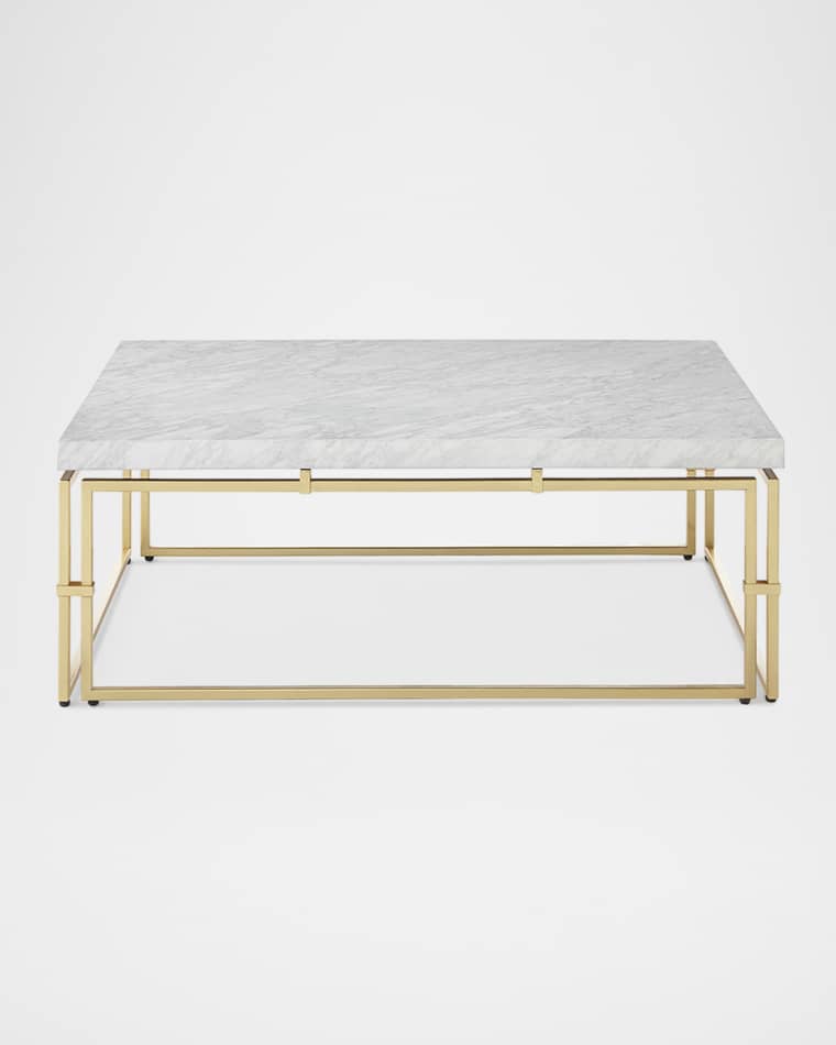 John-Richard Collection Calabria Marble-Top Coffee Table
