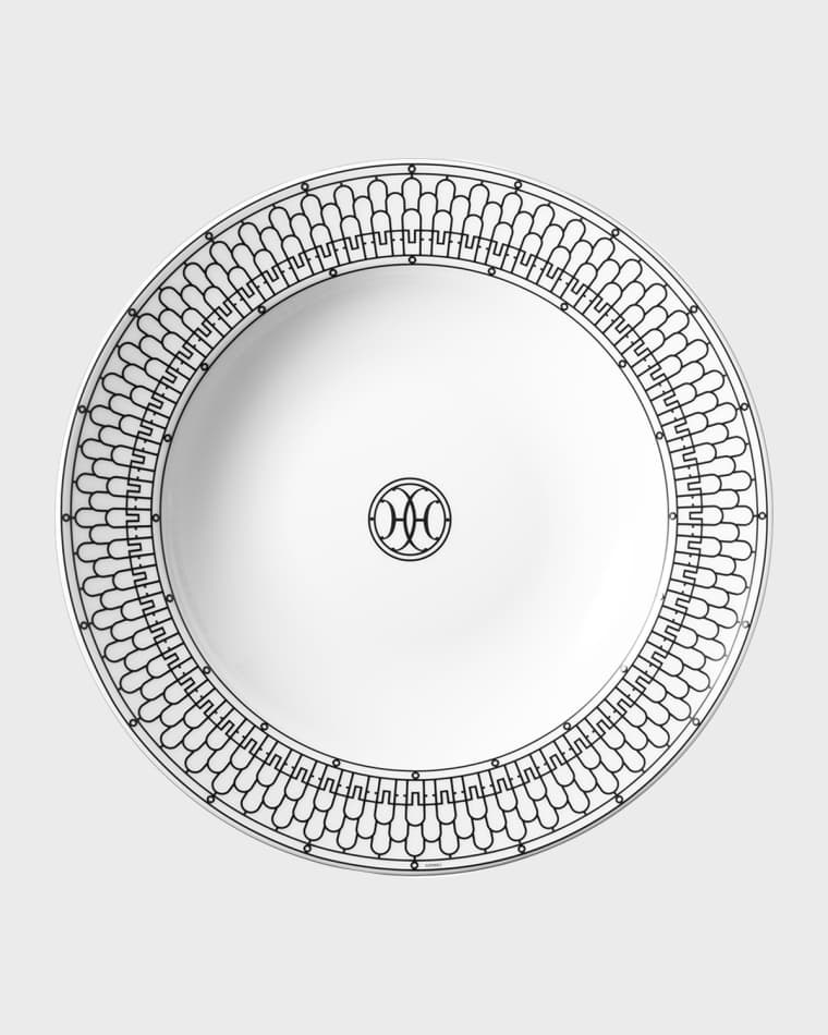 Hermes H Deco Round Deep Platter