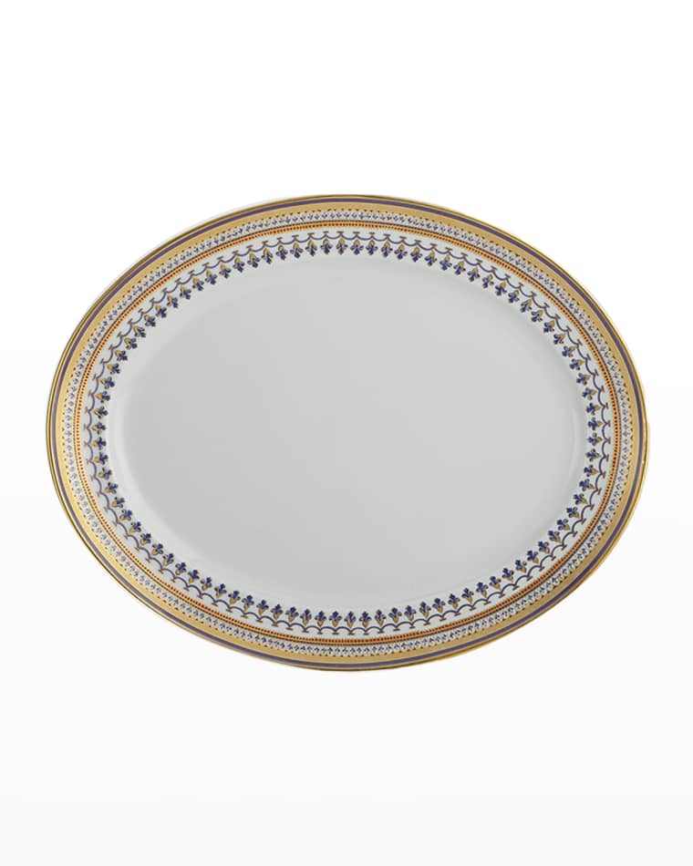 Mottahedeh Chinoise Blue 14" Platter