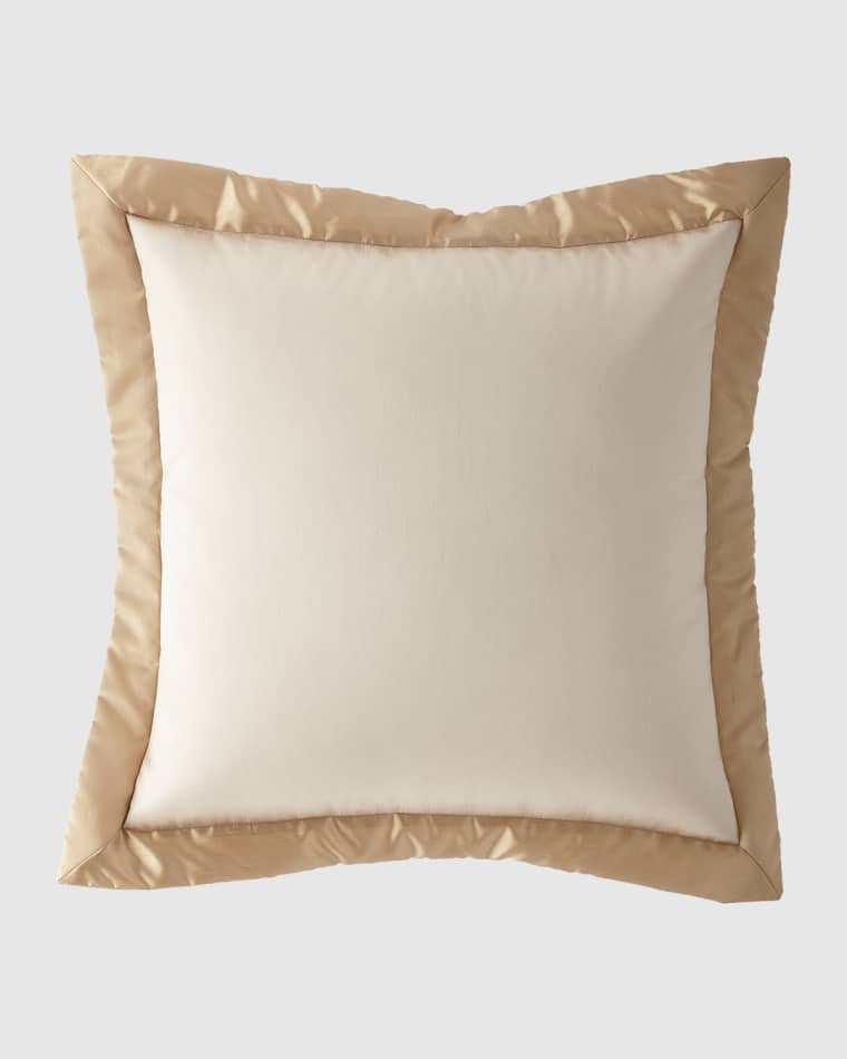 Austin Horn Collection Valencia Two-Tone Flanged European Sham