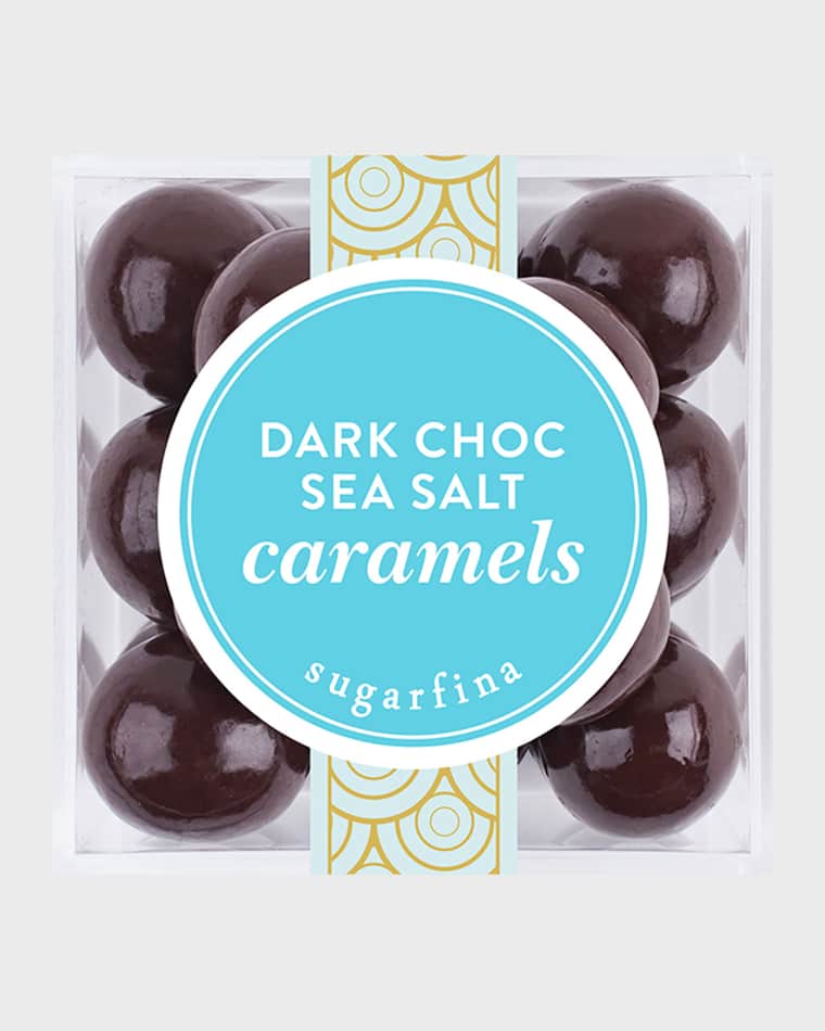 Sugarfina Dark Chocolate Sea Salt Caramels, Large Cube