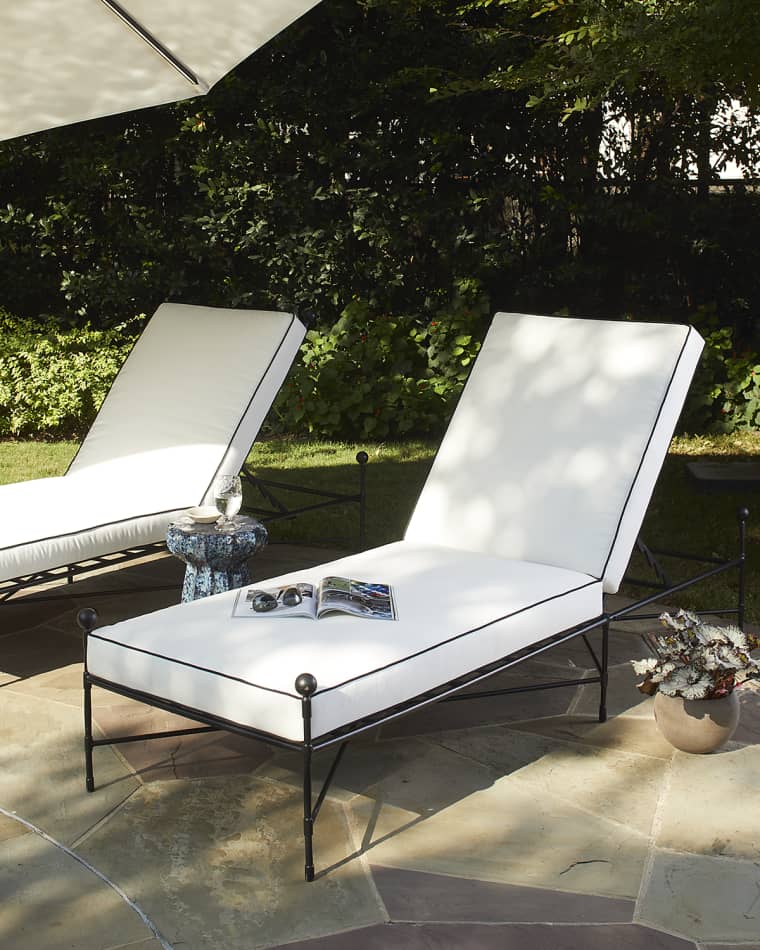 Neiman Marcus Avery Neoclassical Chaise