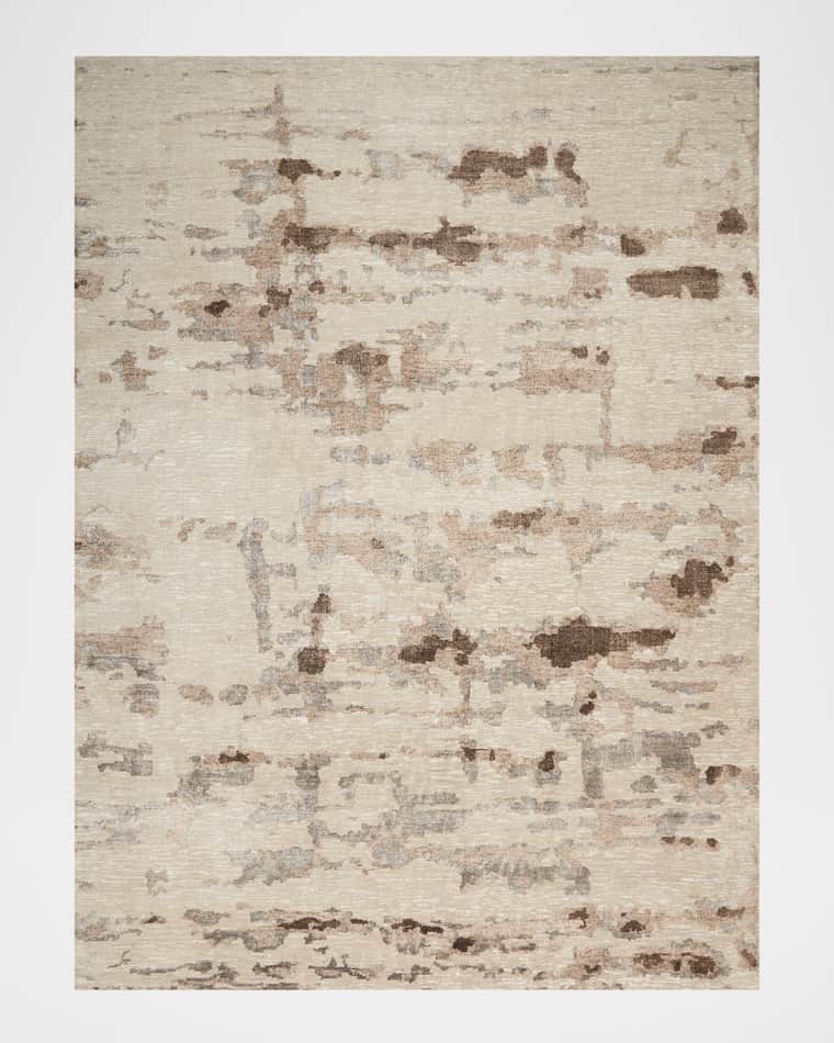 Christopher Guy Truffle Hand Knotted Rug, 9' x 12'
