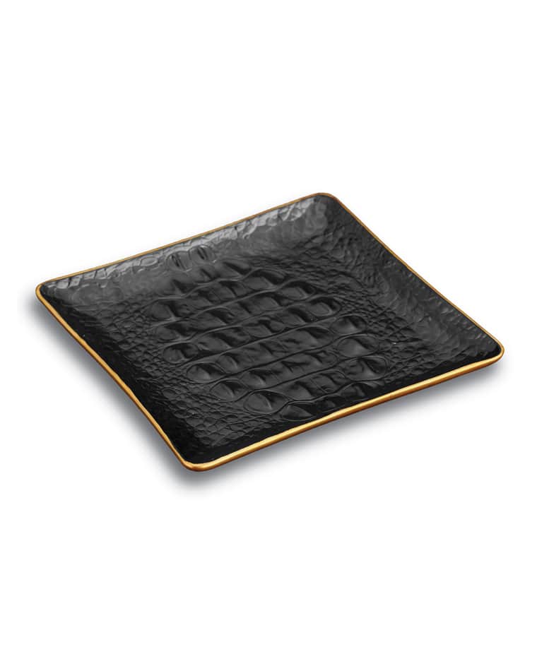 L'Objet Crocodile Square Tray